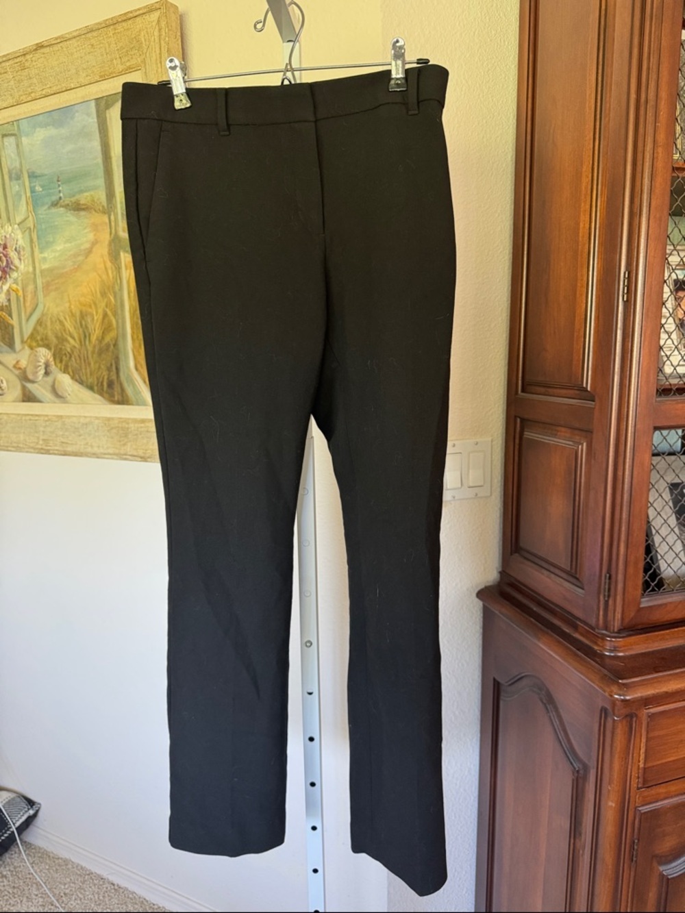 Ann Taylor Black Classic Office Trousers Size 6 EUC